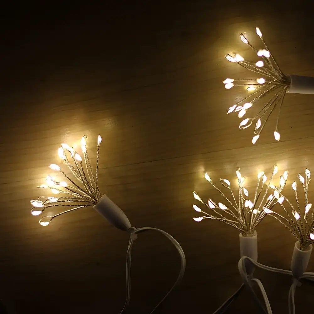 Green Earth Lighting Australia Christmas & Decoration Lights Dark Green Micro LED Flowers String Light Chain - Dark Green/White Cord MIC006G