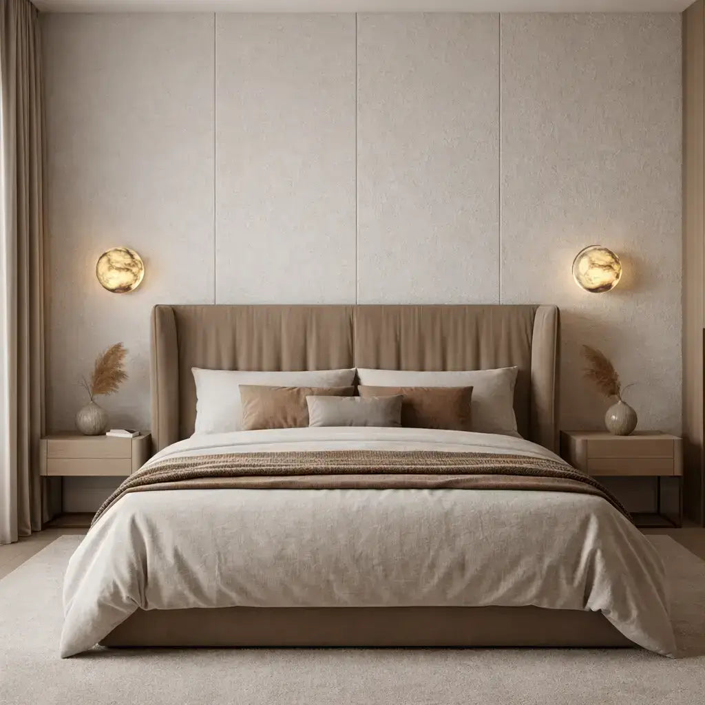 Milano Spanish Marble G9 LED Alabaster Wall Light bedside
