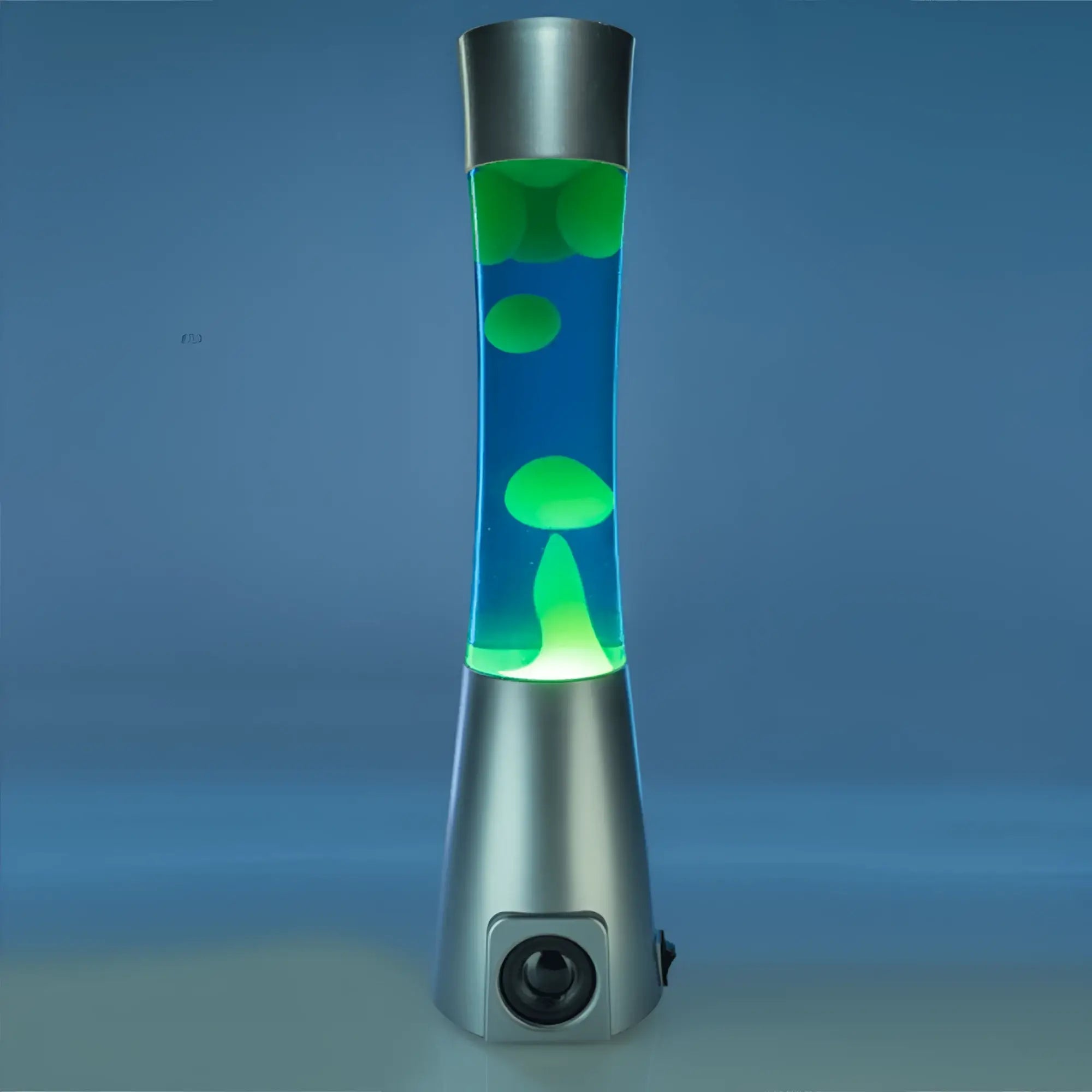 MDI Lava Lamp Silver/Blue/Yellow Motion Lamp Bluetooth Speaker KLS-MLS/SBY