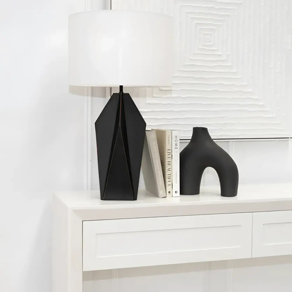 Green Earth Lighting Australia Table Lamp Nagano Table Lamp - Black 12426
