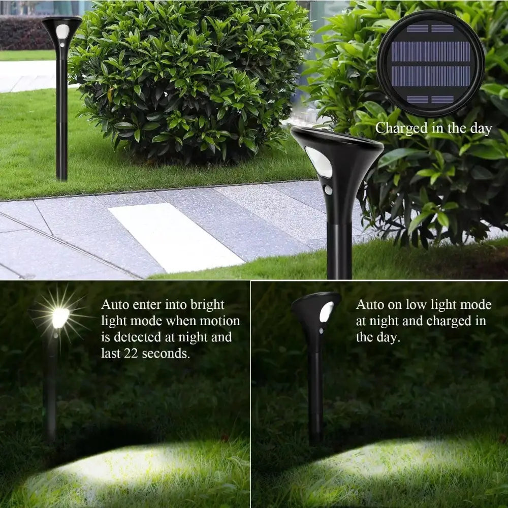 Green Earth Lighting Australia Garden Nebula Solar PIR Spike Twin Pack Kit - 6000K NEBULA6K