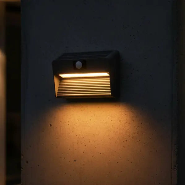 Lexi Lighting Nexa Solar LED Outdoor Wall Light with PIR Sensor IP65