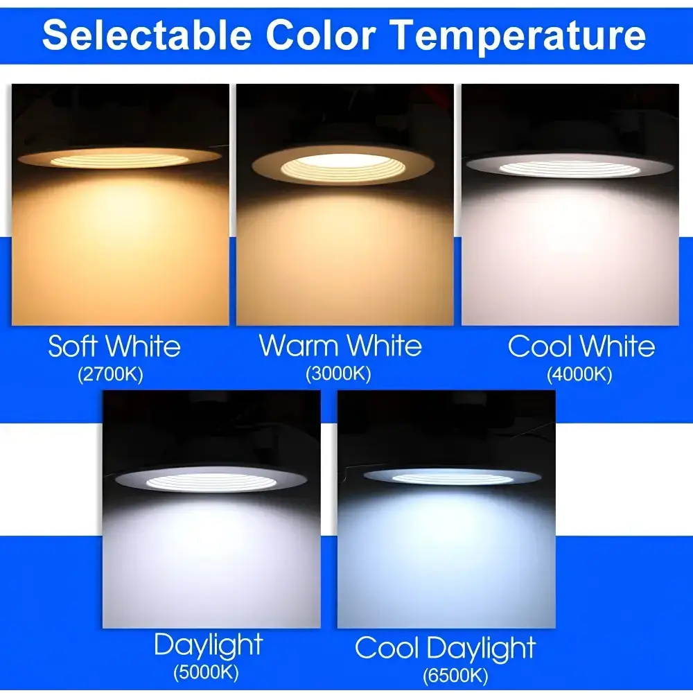 ProDepth 12W deep recessed 5000K daylight LED downlight back view