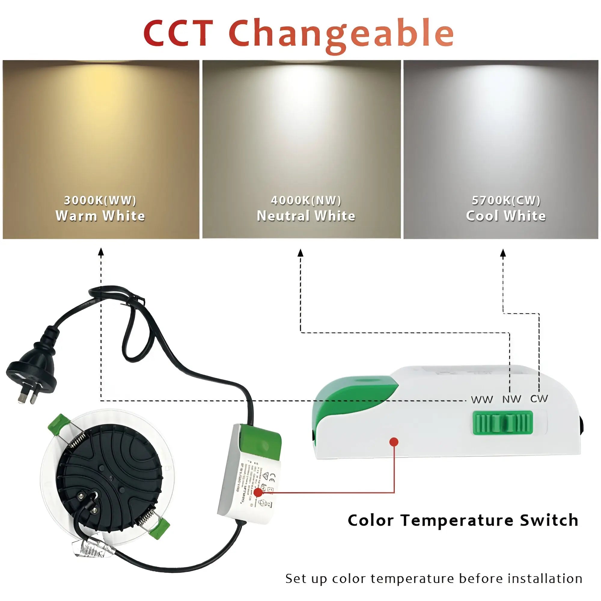 INFINITE 220 12W Trimless Aluminium LED Downlight 90mm cut out - Mases LightingLighting Creations