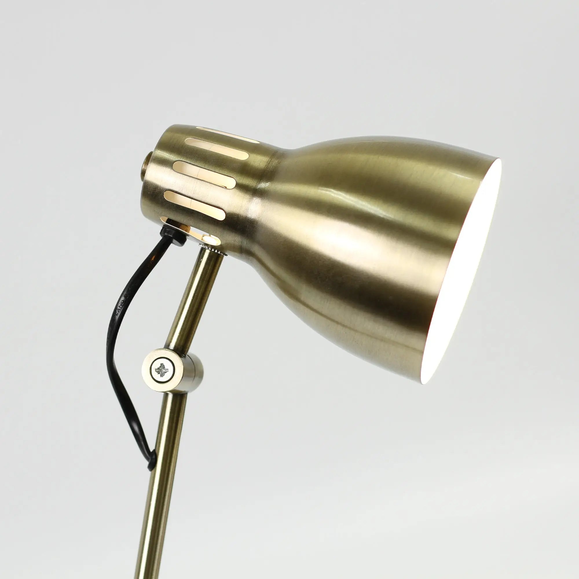 Nord Metal Floor Lamp - Antique Brass Lexi Lighting