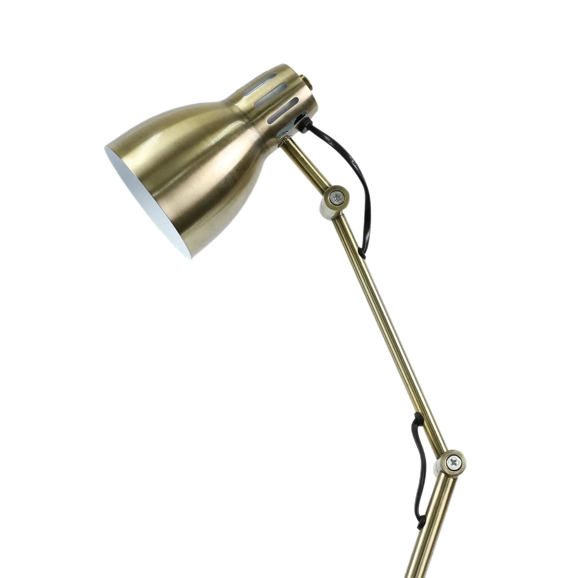 Nord Metal Floor Lamp - Antique Brass Lexi Lighting