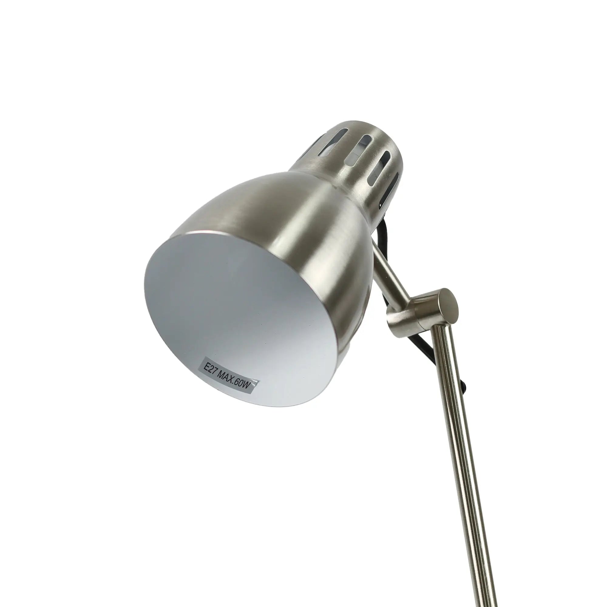 Nord Metal Floor Lamp - Satin Chrome Lexi Lighting