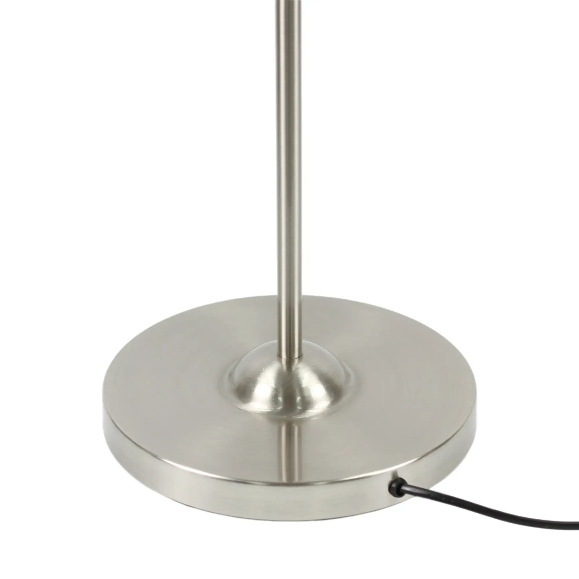 Nord Metal Floor Lamp - Satin Chrome Lexi Lighting