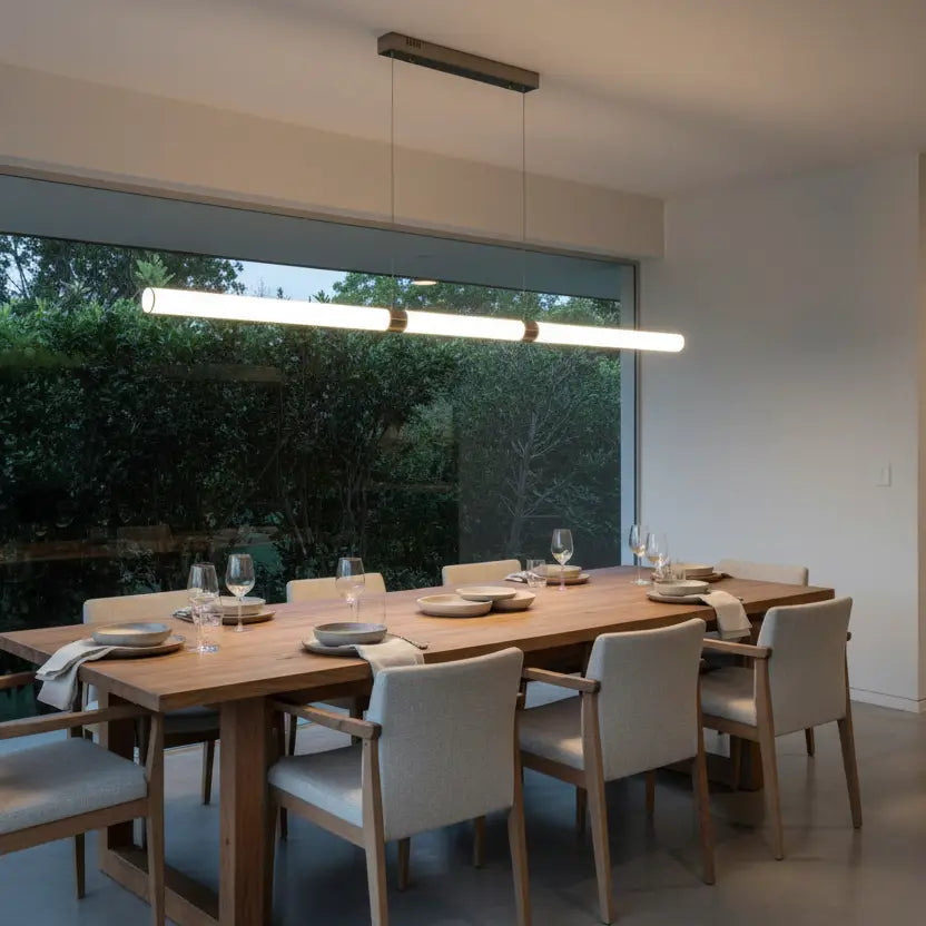 Oriel Kallita Bronze Tri-Colour Dimmable Linear LED Pendant