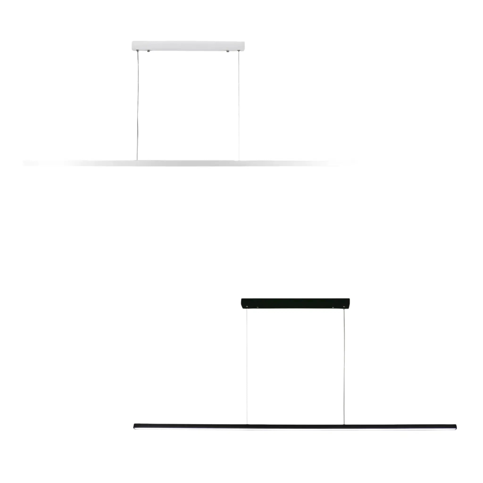 Oriel Shard 1500mm 30w Cct Led Slimline Pendant White