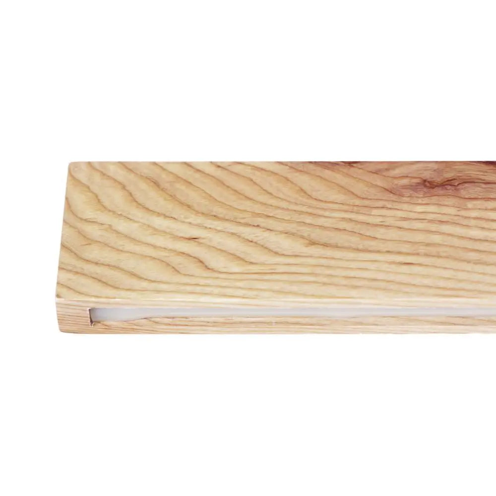 Oriel Langtoft Ash Wood Tricolour Led Pendant Light