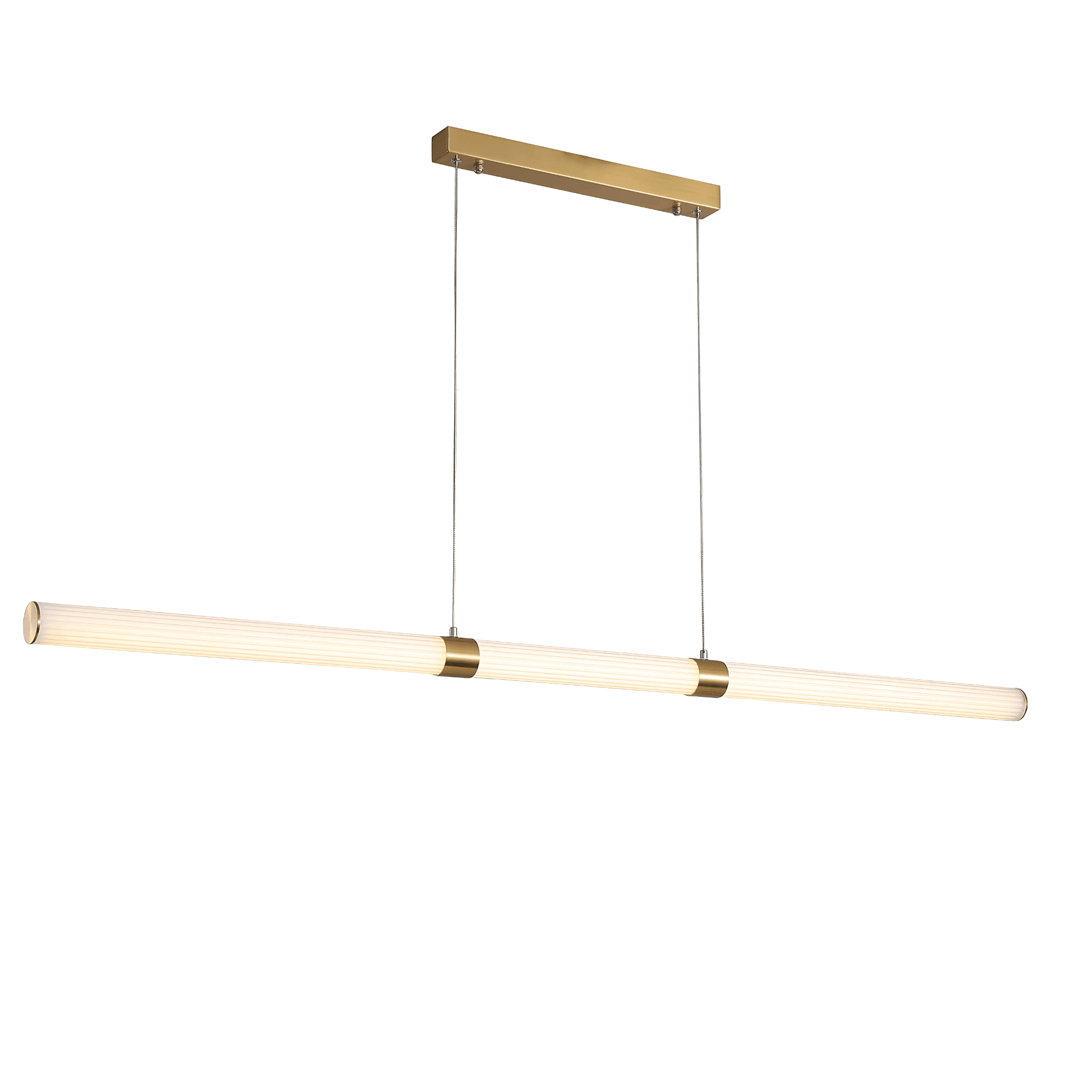 Green Earth Lighting Australia Home & Garden > Lighting Madeline Brushed Brass 1500mm Tri-Colour LED Pendant 60670/150SB