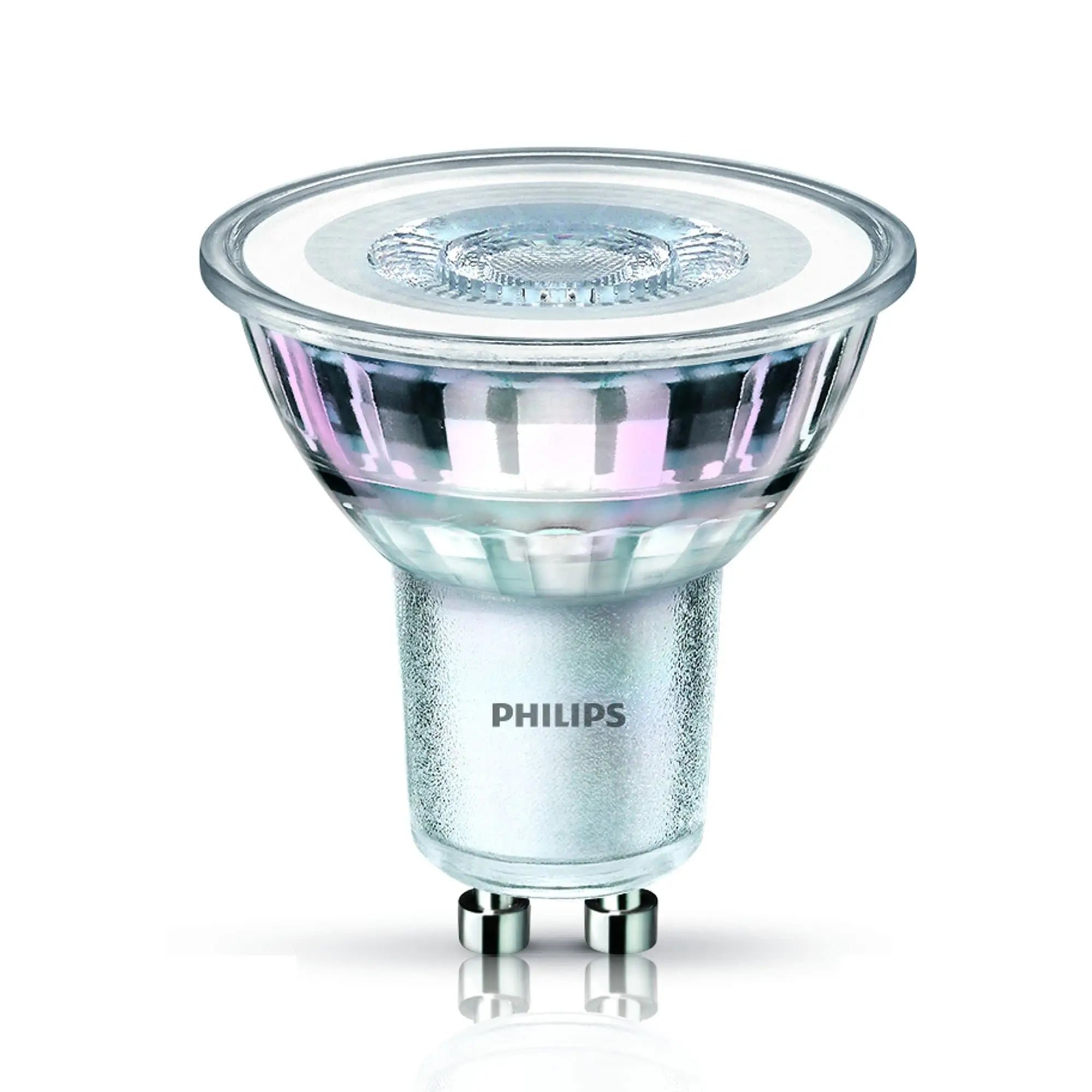 4.6w 410lm Phillips Gu10 Led Spotlight Globe - 4 Pack