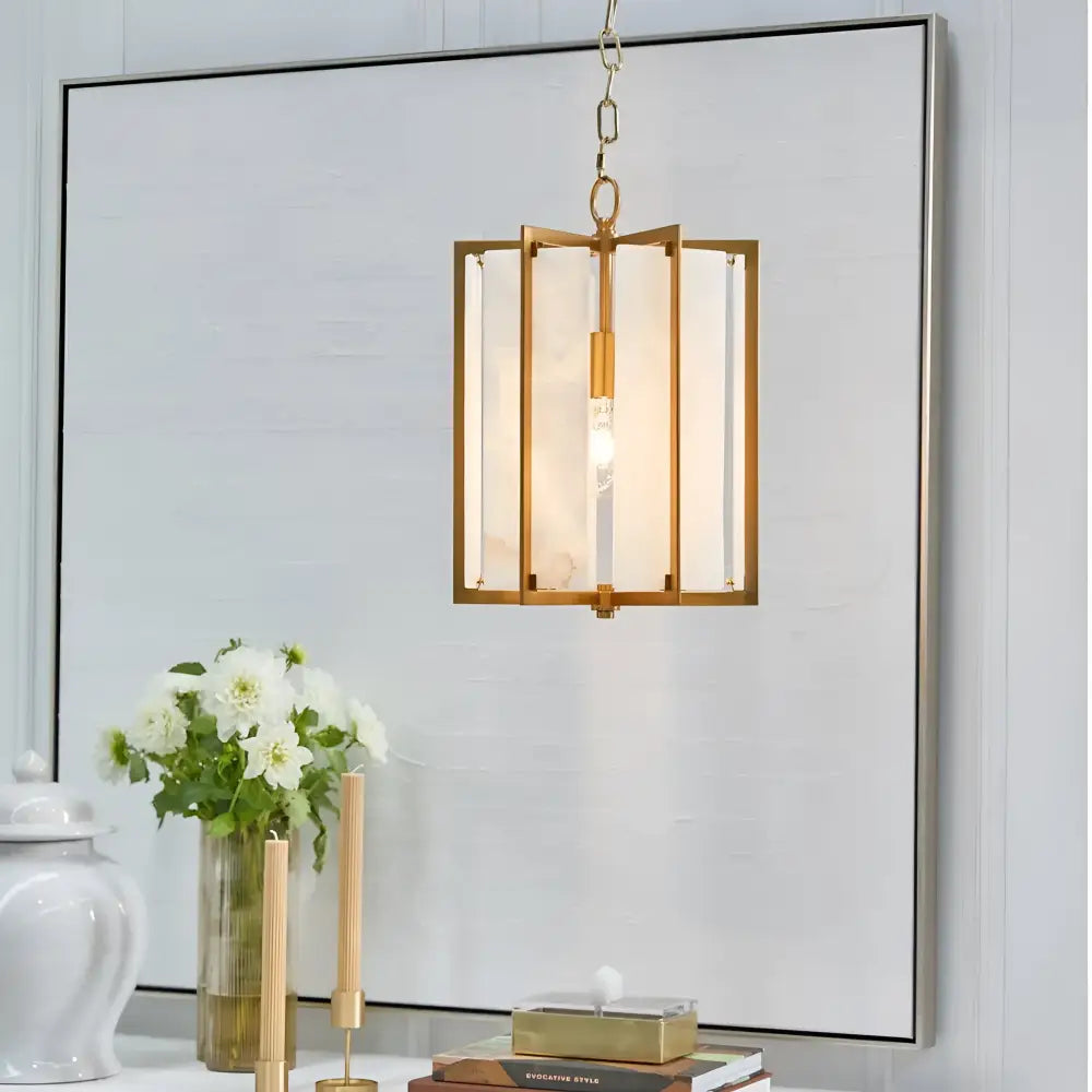 Green Earth Lighting Australia Home & Garden > Lighting Palermo Antique Brass Alabaster Pendant 20779
