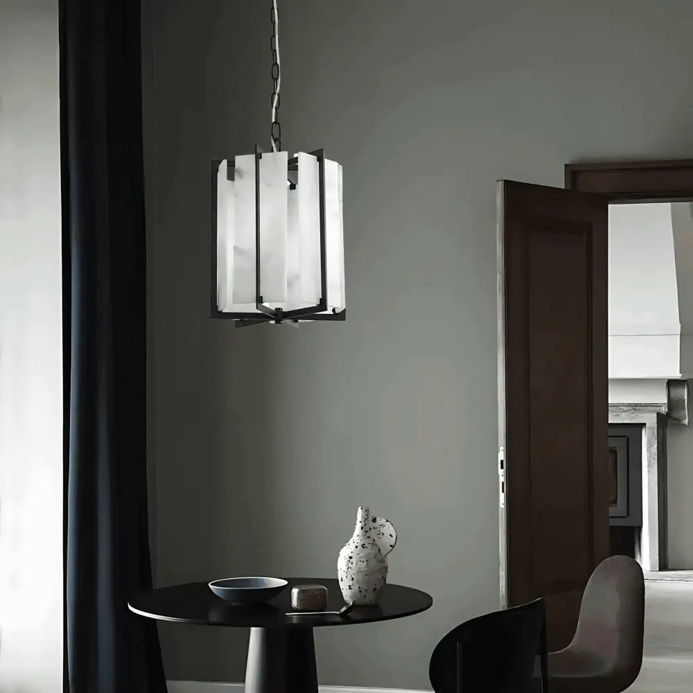 Green Earth Lighting Australia Home & Garden > Lighting Fixtures Palermo Black Alabaster Pendant 20814