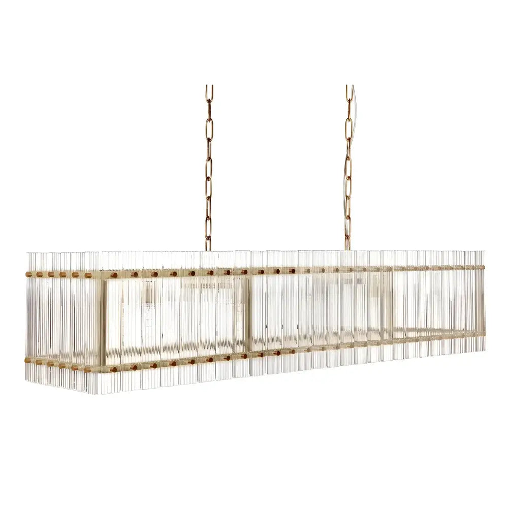 CAFE LIGHTING & LIVING Chandeliers Paloma Pendant - Linear Brass 20696