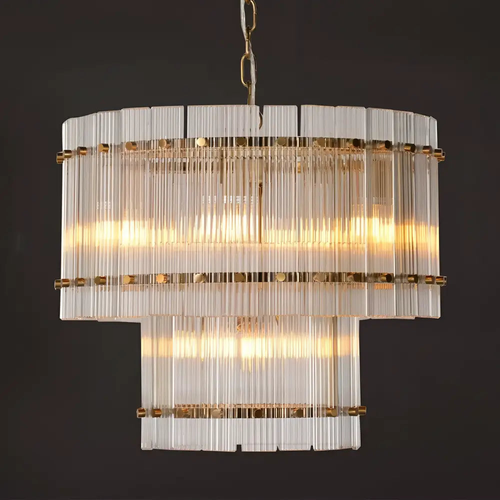 Green Earth Lighting Australia Home & Garden > Lighting Paloma Brass 2 Tier 9 Light Pendant 20693