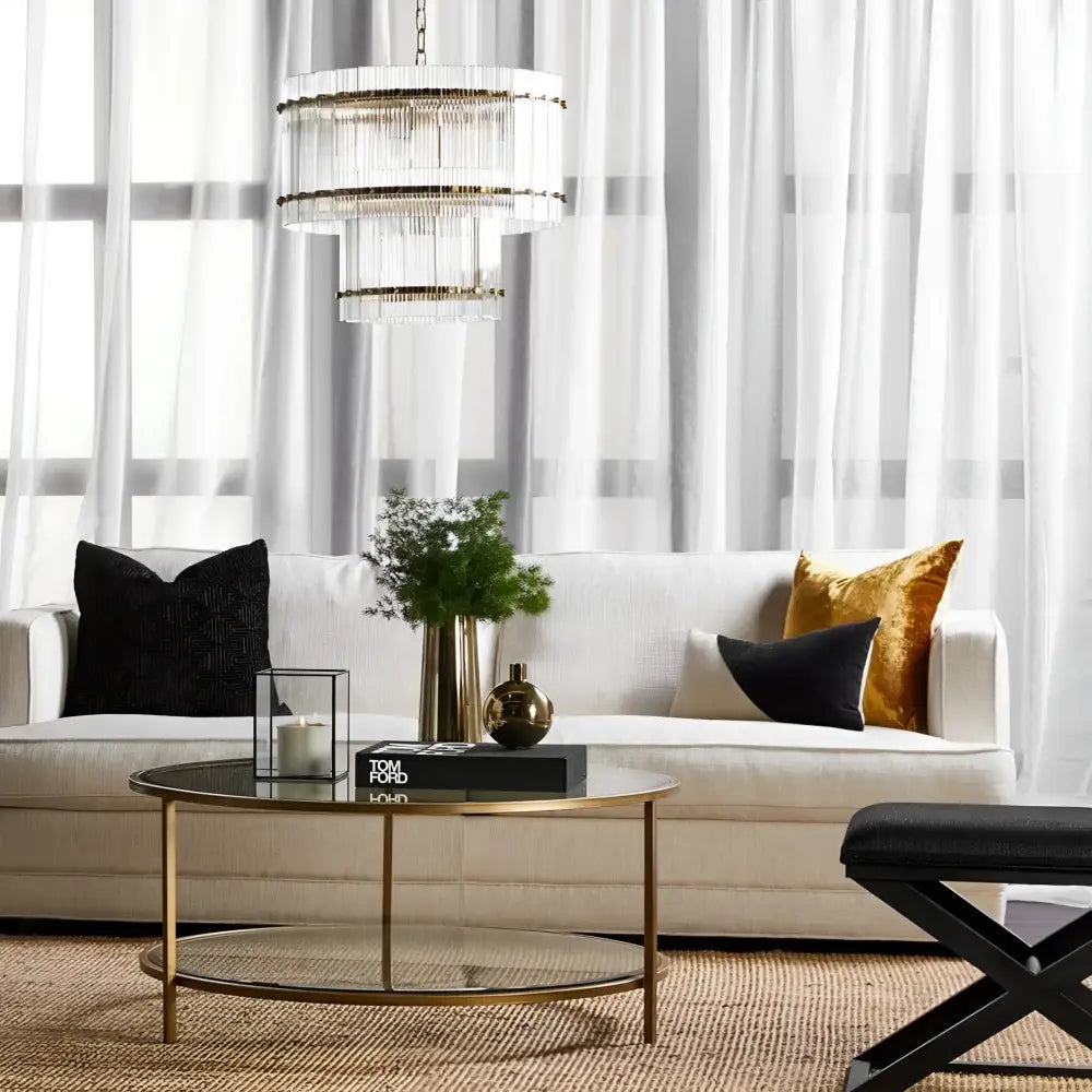 Green Earth Lighting Australia Home & Garden > Lighting Paloma Brass 2 Tier 9 Light Pendant 20693