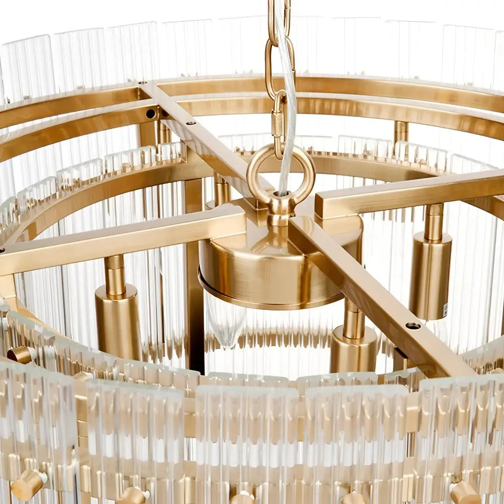 Green Earth Lighting Australia Home & Garden > Lighting Paloma Brass 2 Tier 9 Light Pendant 20693