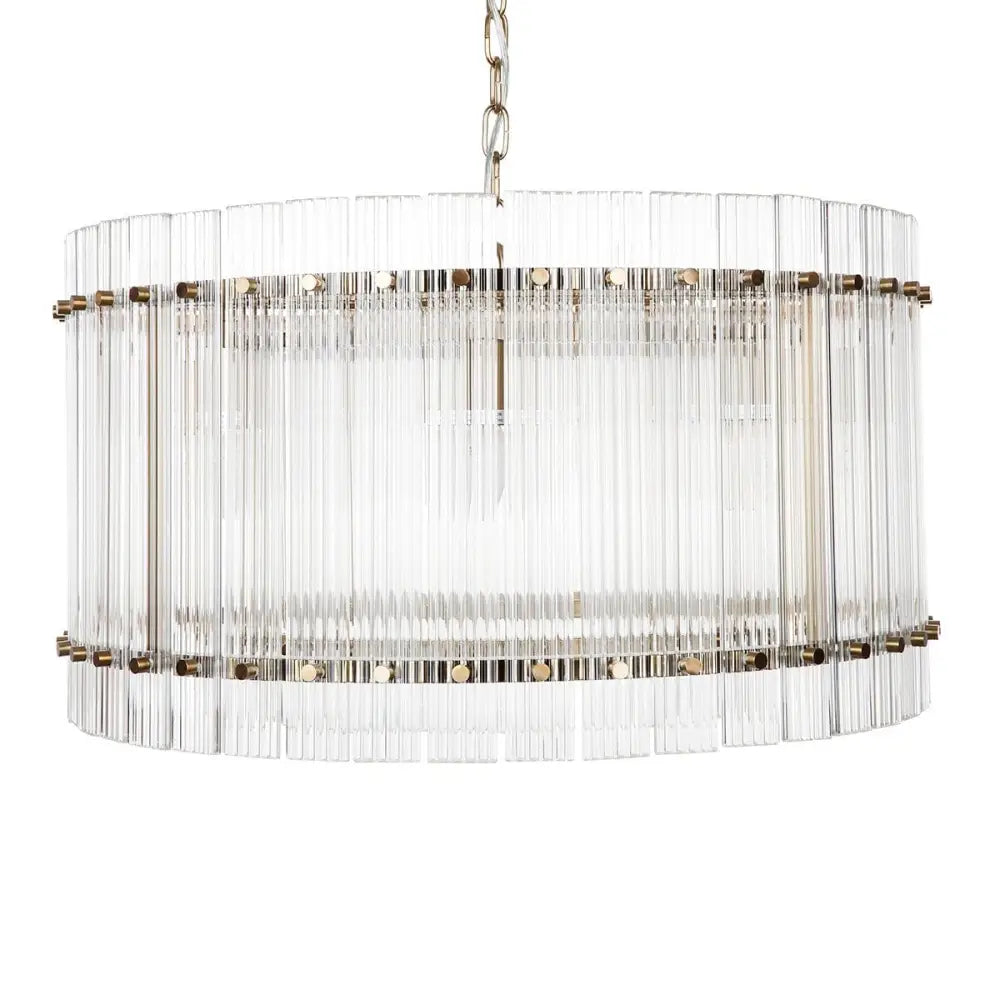 CAFE Lighting & Living Lighting Fixtures Paloma Pendant - Round Brass 20690