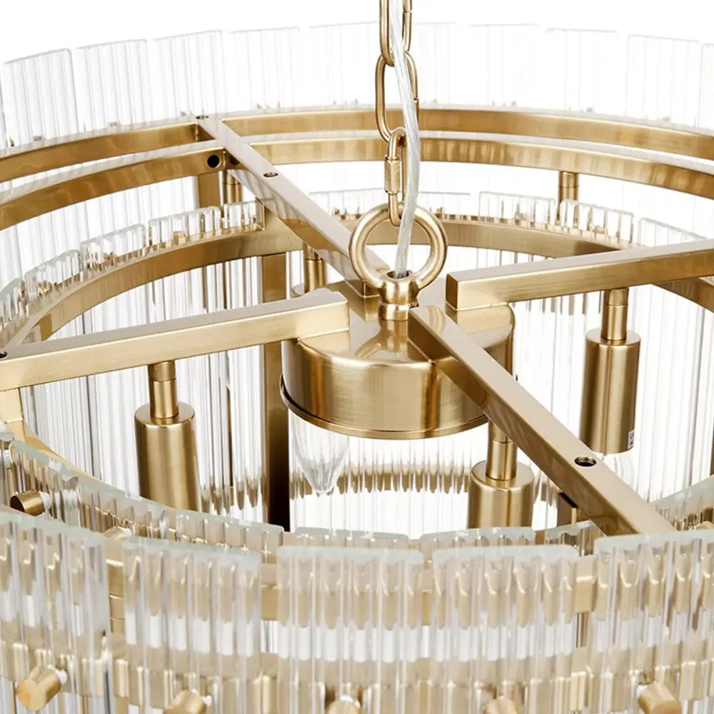 CAFE Lighting & Living Lighting Fixtures Paloma Pendant - Round Brass 20690