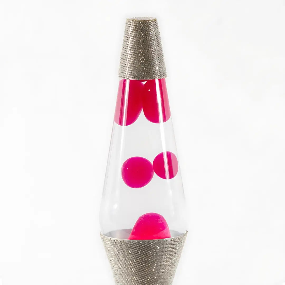 Pink Disco Glam Diamond Motion Lava Lamp