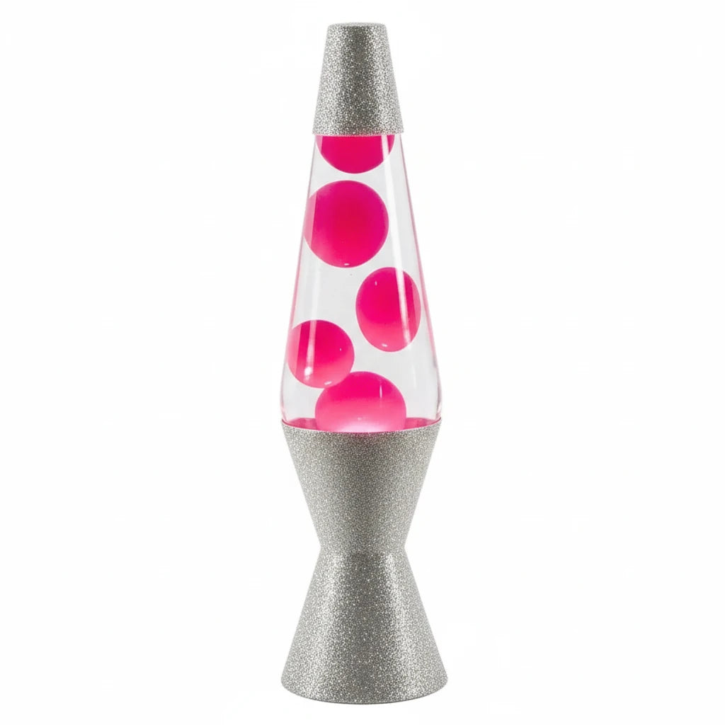 Pink Disco Glam Diamond Motion Lava Lamp