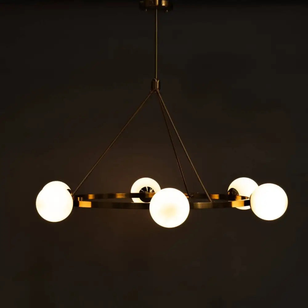 Green Earth Lighting Australia Home & Garden > Lighting Payton Brass 6 Light Pendant 20845