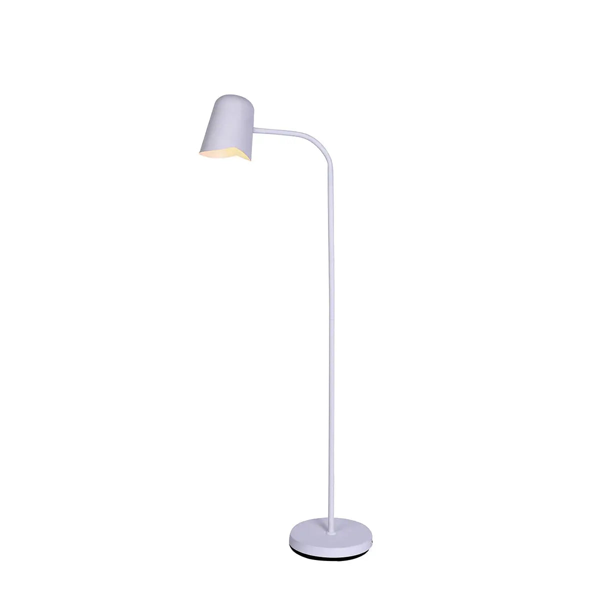 Peggy Adjustable Floor Lamp in White Lexi Lighting