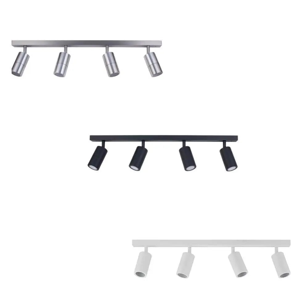 Pg4 4 Light Gu10 Adjustable Head Bar Spotlight - Cla
