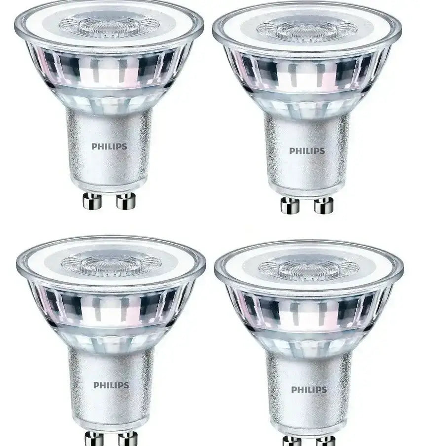 4.6w 410lm Phillips Gu10 Led Spotlight Globe - 4 Pack