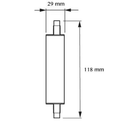 Philips 78mm R7s 7.5w Led Halogen Replacement Warm