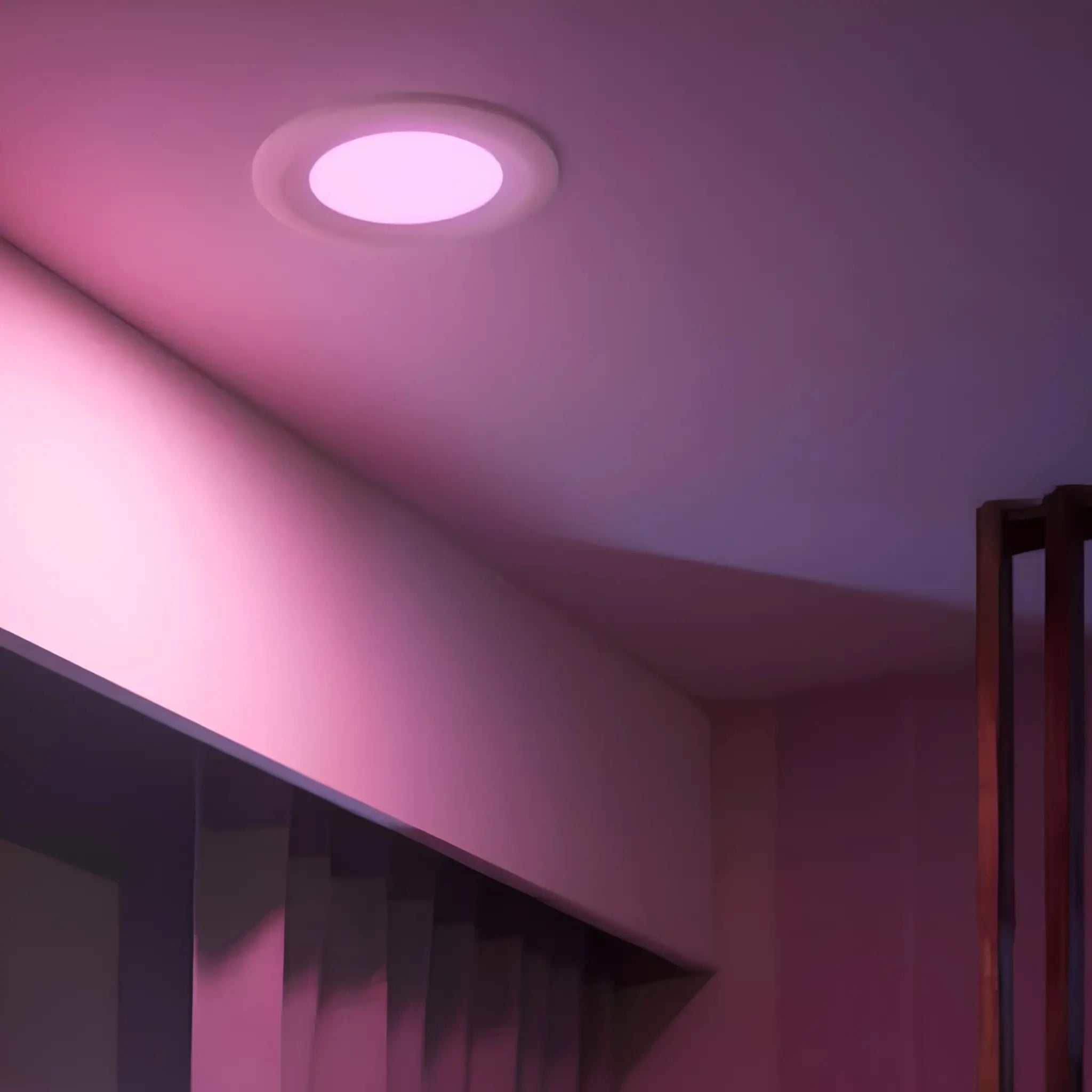 Philips Hue Akari 8.5W White & Colour Smart LED Downlight - 90mm Cut out