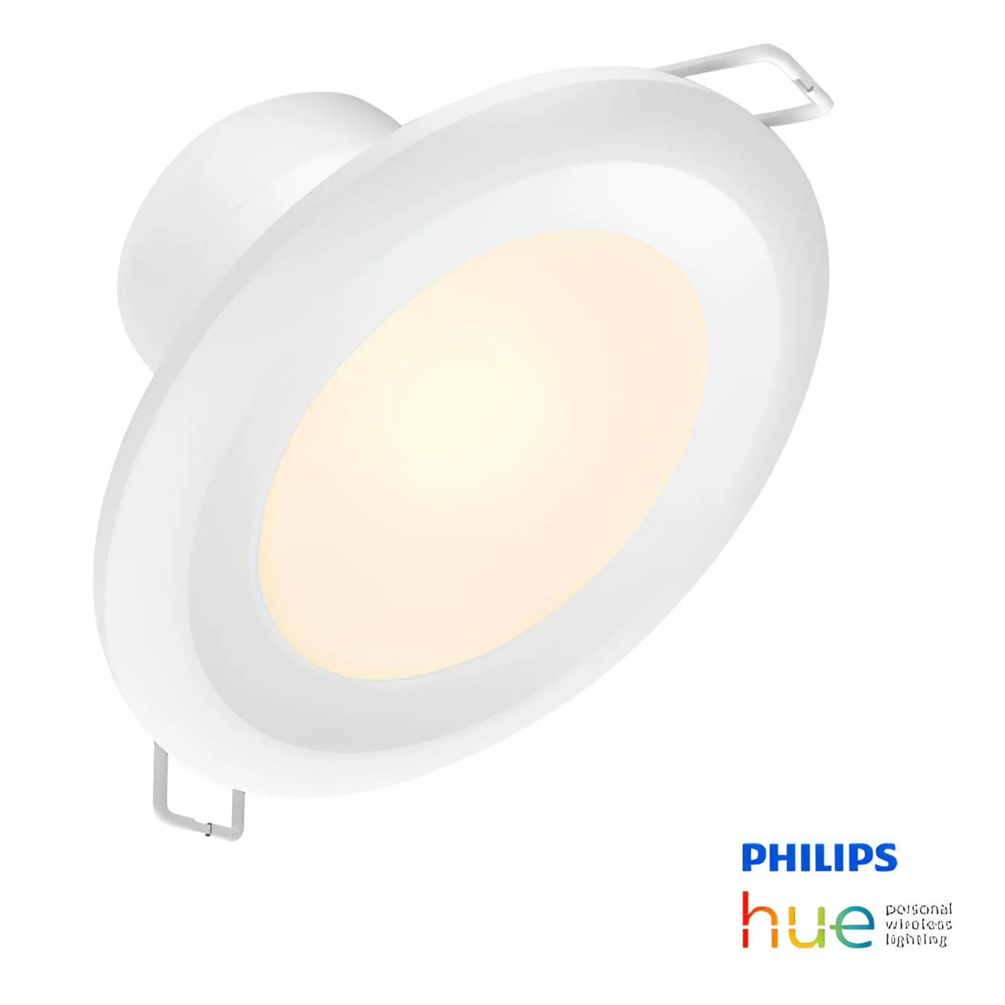 Philips Hue LED light bulb on a white background