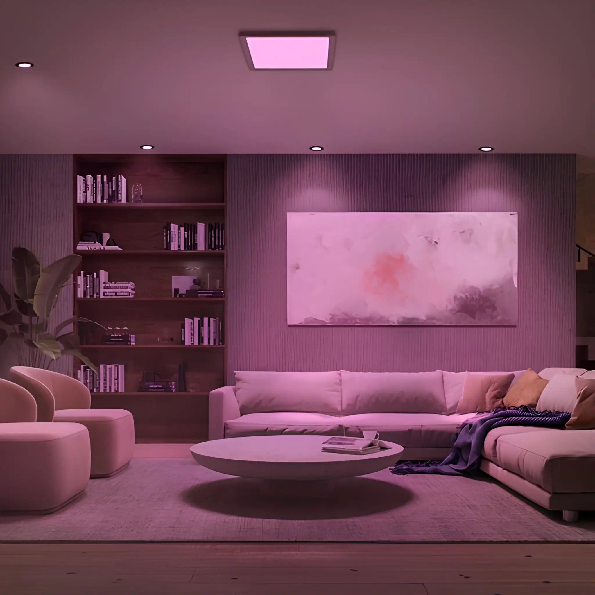 Philips Hue Akari 8.5W White & Colour Smart LED Downlight - 90mm Cut out