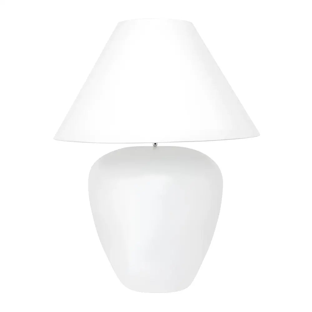 CAFE LIGHTING & LIVING Table Lamp Picasso Table Lamp - White w White Shade B13285