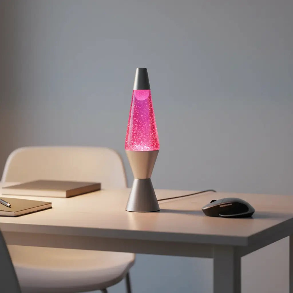Pink Diamond Motion Glitter Lamp