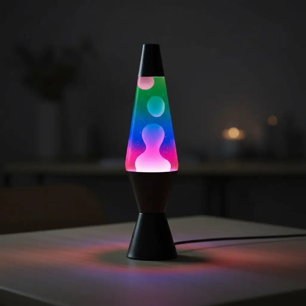 Prism Gradient Glass Diamond Motion Lava Lamp