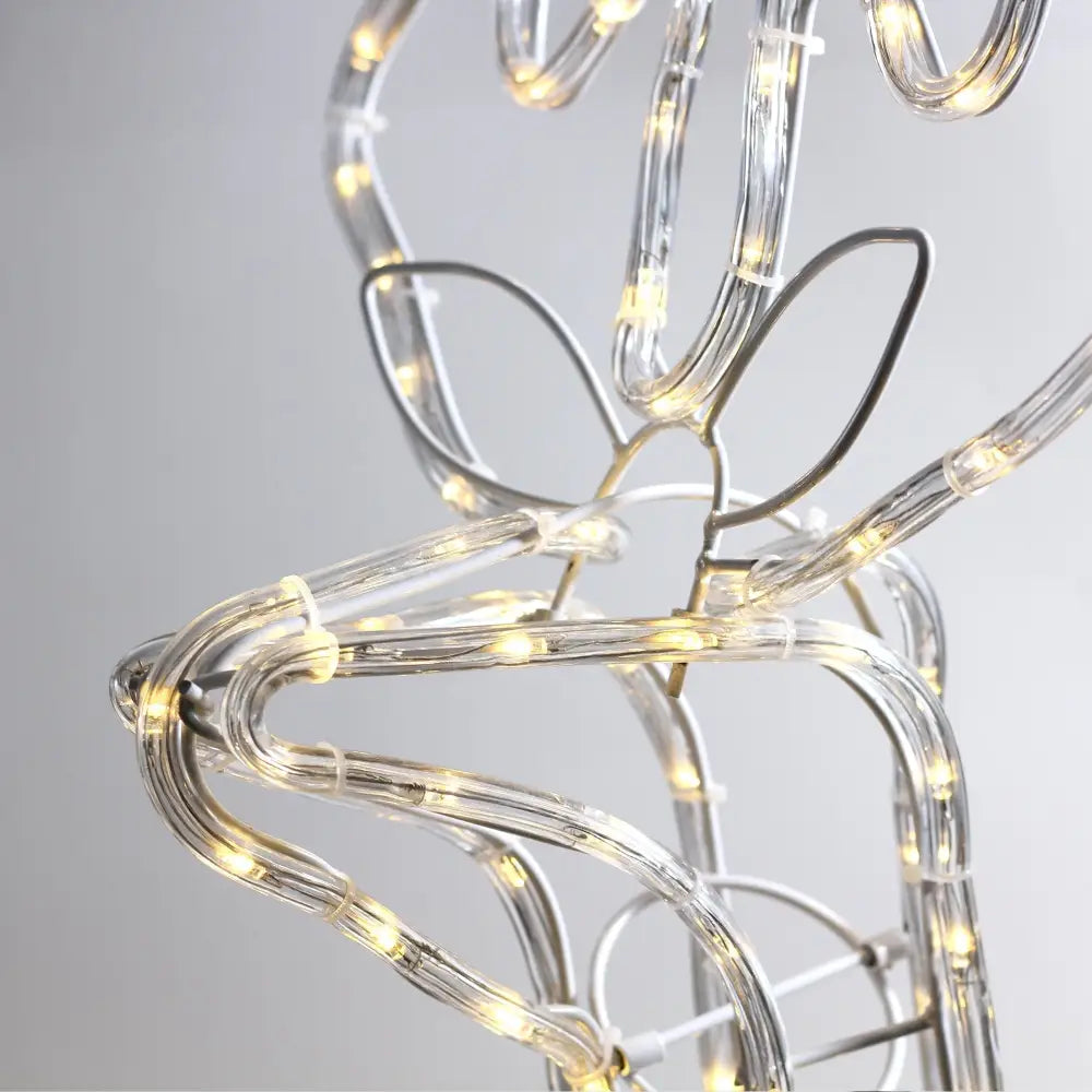 Promo Christmas Figure 3D Illuminated LED Reindeer with Motor | Three Colour Options