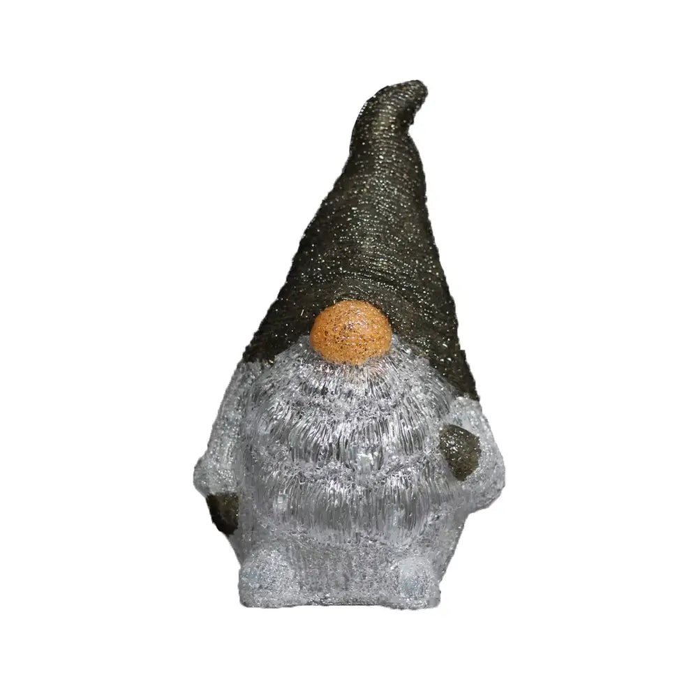 Promo Christmas Figure Acrylic Grey Santa Gonk - H40cm ACY014-P