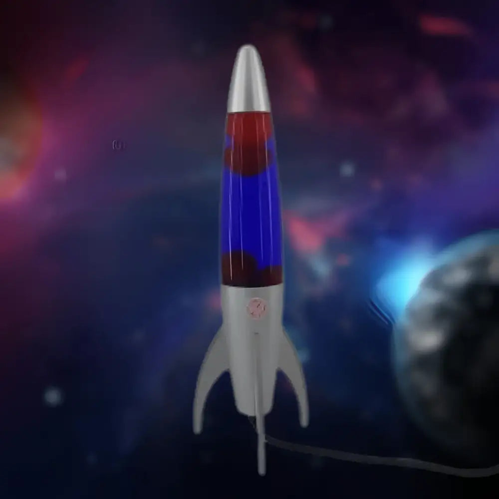 EOE Lava Lamp Purple Orange Rocket Lava Lamp KM802PR