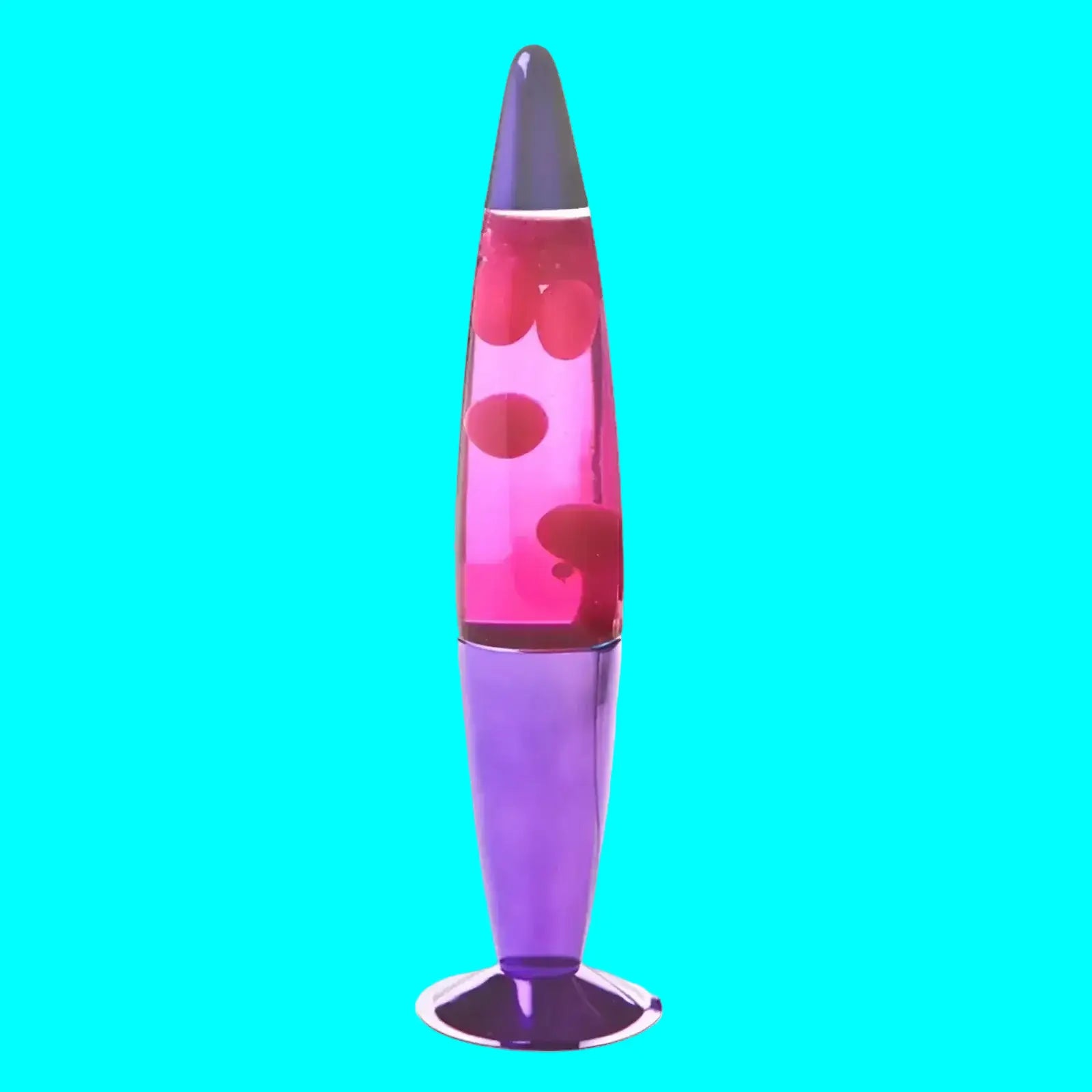 Purple Pink Metallic Peace Motion Lava Lamp