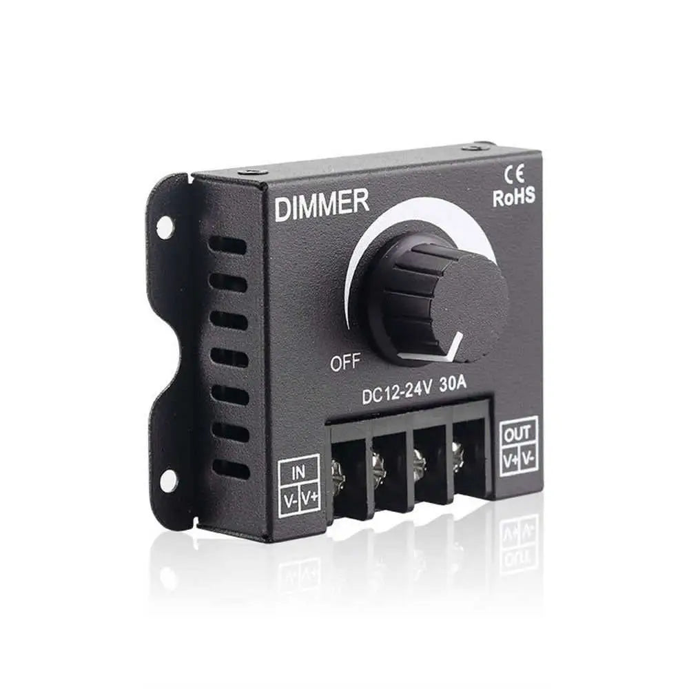LiquidLEDs Lighting Dimmer PWM Dimming Switch for 12-24 Volt DC LED globes 12-24DIM
