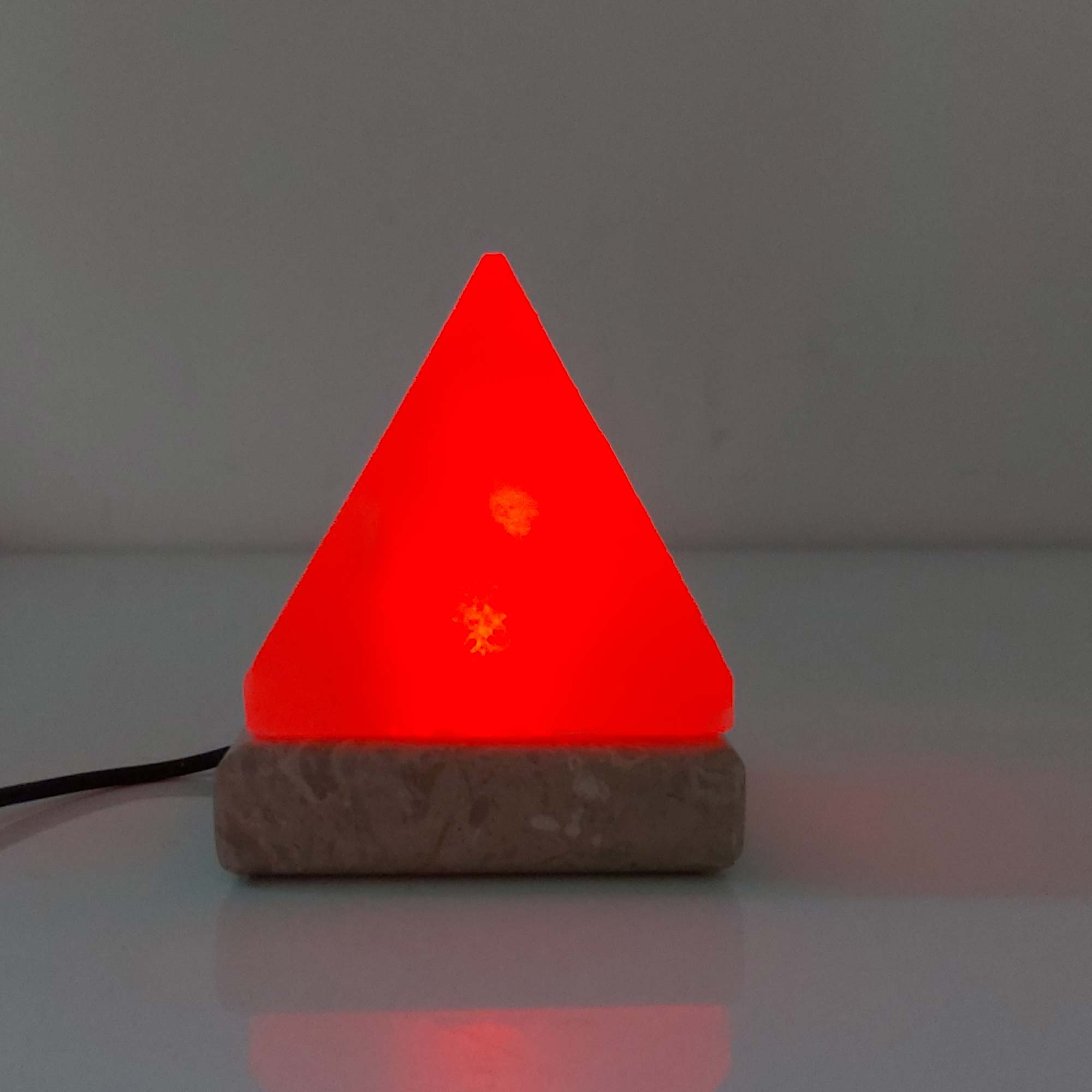 Green Earth Lighting Australia Home & Garden > Lighting > Night Lights & Ambient Lighting Pyramid Shape USB Colour Changing Himalayan Salt Lamp COLOUR_USB_Salt_Lamp_PYRAMID