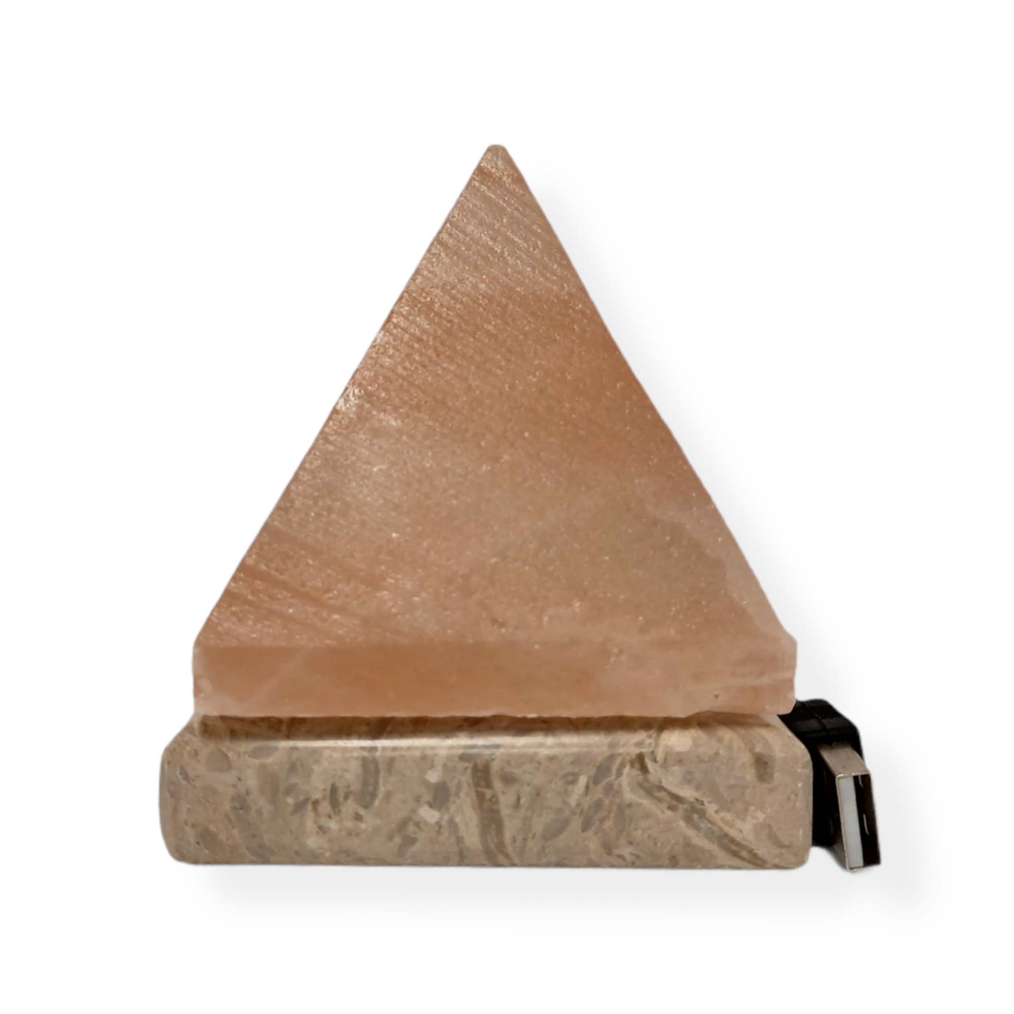 Green Earth Lighting Australia Home & Garden > Lighting > Night Lights & Ambient Lighting Pyramid Shape USB Colour Changing Himalayan Salt Lamp COLOUR_USB_Salt_Lamp_PYRAMID