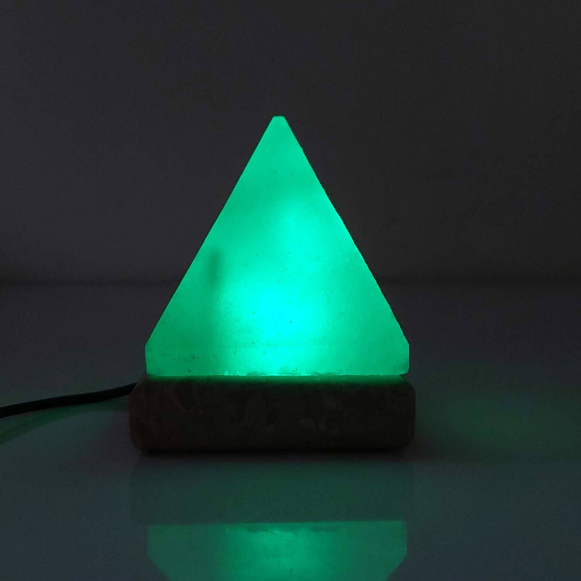 Green Earth Lighting Australia Home & Garden > Lighting > Night Lights & Ambient Lighting Pyramid Shape USB Colour Changing Himalayan Salt Lamp COLOUR_USB_Salt_Lamp_PYRAMID