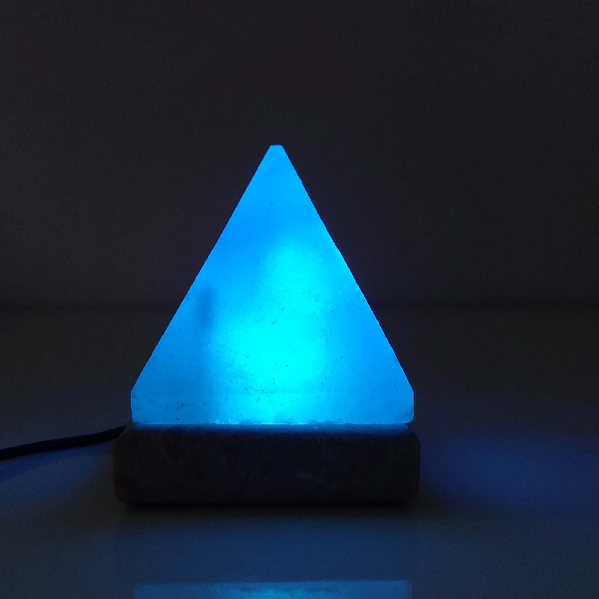 Green Earth Lighting Australia Home & Garden > Lighting > Night Lights & Ambient Lighting Pyramid Shape USB Colour Changing Himalayan Salt Lamp COLOUR_USB_Salt_Lamp_PYRAMID