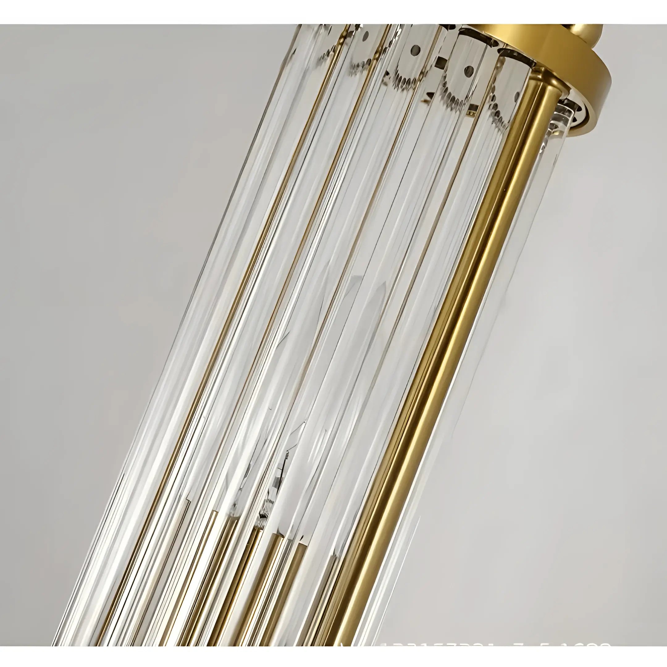 Green Earth Lighting Australia Home & Garden > Lighting Fixtures Räfflad Brass 2 Light Ribbed Glass Wall Light TIEMPO1