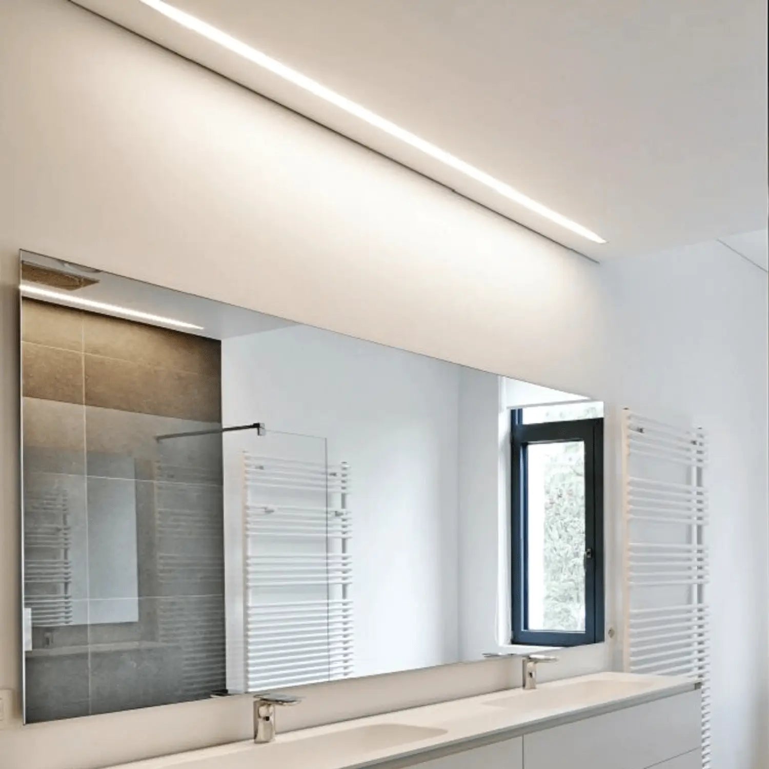 Recessed Led Aluminium Profile – Silver 25mm x 9mm | Led Strip Light Channel