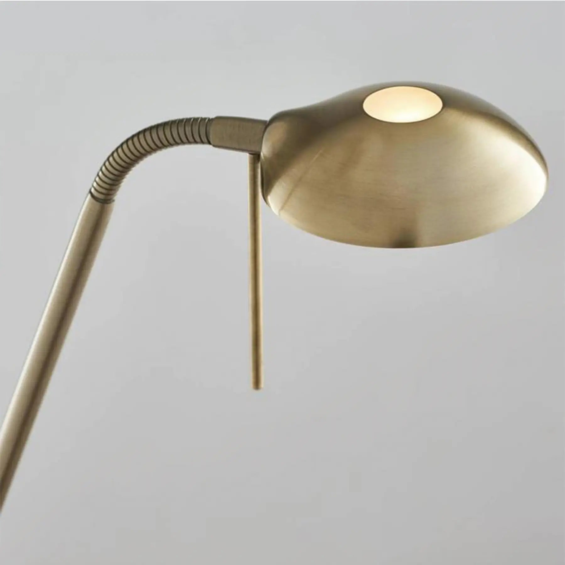 Reed Led Mother & Child Floor Lamp - Antique Brass
